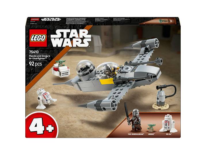 LEGO Star Wars 75410 Le chasseur N-1 de Mando et Grogu - Jeu dès 4 ans
