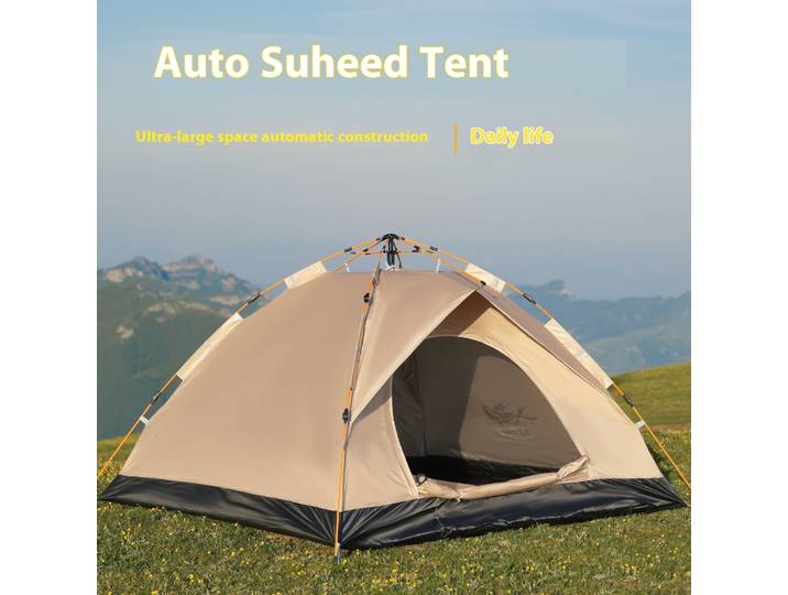 Tente de Camping Portable, tente instantanée de voyage autonome pour Camping en plein air, tente d'urgence, tente familiale étanche pour 4 personnes