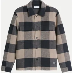 Overshirt mit Karomuster 1837-Medium Brown_Multi_01 S