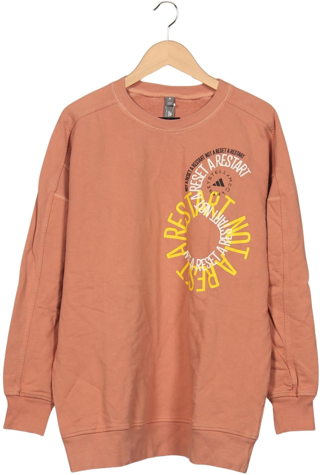 Adidas by Stella McCartney Damen Sweater, Orange, Gr. M, Elasthan / Baumwolle - Second Hand