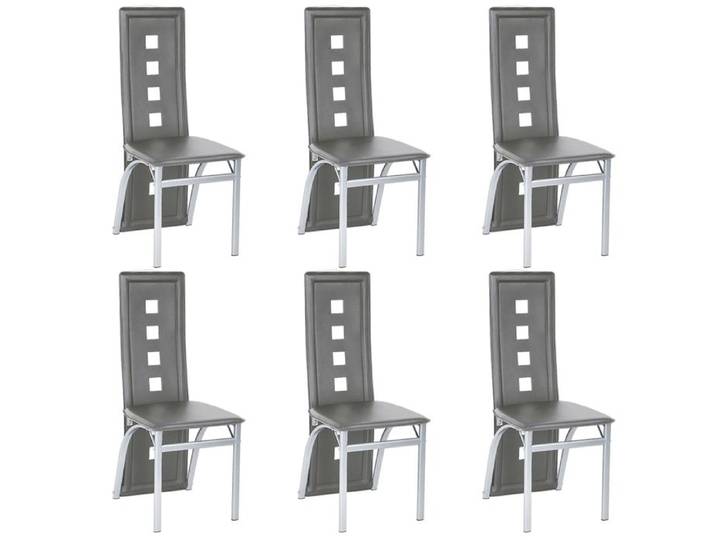 MIPAN. Chaises de Salle à Manger Lot de 6 - Chaise de Cuisine - Pour Cuisine Salle à Manger Jardin - Max:150Kg - Style 6
