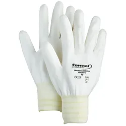 FORMAT Montagehandschuhe Mechanic Basic Gr. 8 PU weiß