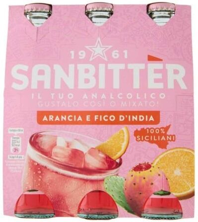 Sanbittèr Arancia e Fico d’India - 12 x 0,4 L