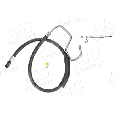 AIC Hydraulikschlauch, Lenkung Premium Quality, Erstausrüsterqualität 58491 von Lenkgetriebenach Kühlrohr für Ford