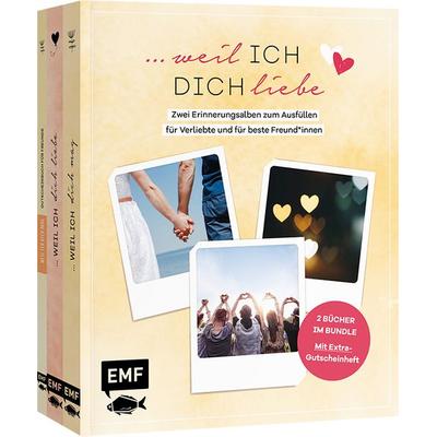 …weil ich dich liebe – Zwei Bücher im Bundle: Erinnerungsalben für Verliebte und für beste Freund*innen, Gebundene Ausgabe von , Edition Michael