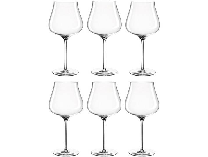 Rotweinglas-Set Leonardo transparent Kristallglas H 24 cm 0.77 l 6 Stk - Rotweinglas-Set