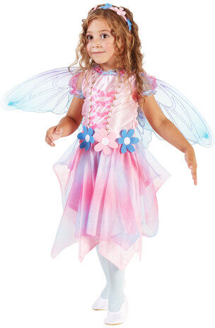 Fee-Kostüm "Bella" für Kinder, rosa/hellblau