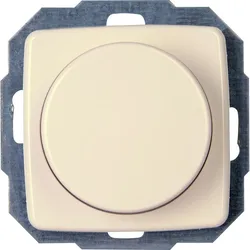Kopp 840901083 RIVO - Dimmer mit Druck-Wechselschalter (Phasenanschnitt), Farbe: cremeweiß