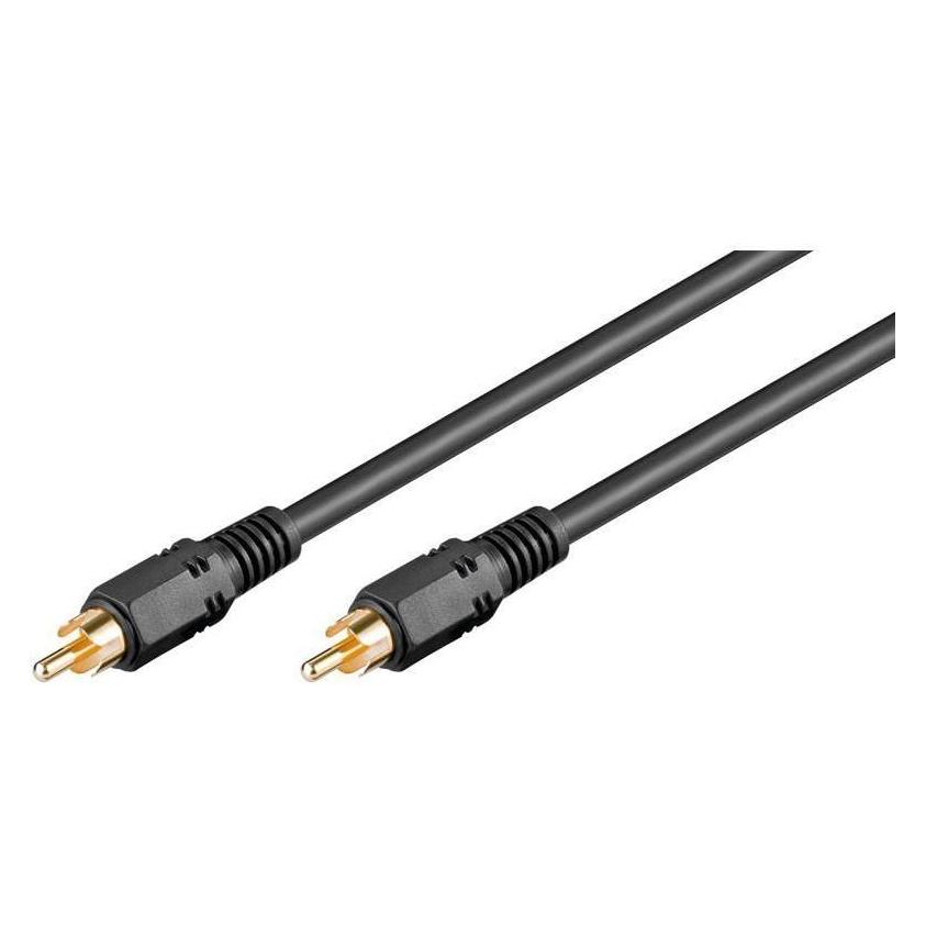 MicroConnect RCA - RCA 5m M-M Gold (5 m, Cinch Kabel) (AUDC05G)