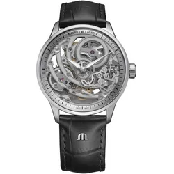 Maurice Lacroix 1975 MASTER SKELETON Steel 43 mm Automatik Manufakturkaliber ML234 Lederarmband Herrenuhr 758108-S1S12-001-3