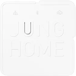 JUNG HOME Smart Gateway, Bluetooth Mesh, LAN, App-Steuerung, Repeaterfunktion, Eurostecker, BT S GATEWAY