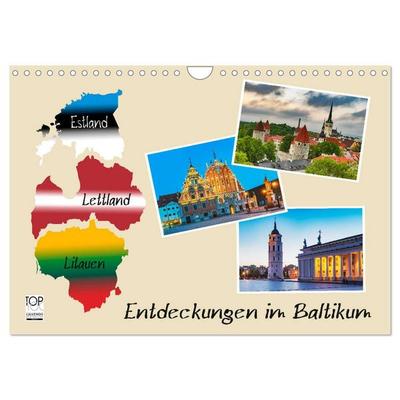 Entdeckungen im Baltikum (Wandkalender 2026 DIN A4 quer), CALVENDO Monatskalender