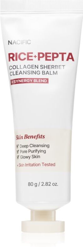Nacific Rice + Pepta Collagen Sherbet Cleansing Balm deep cleansing balm with moisturising effect 80 g