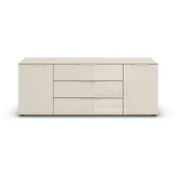 Lowboard Flipp Glas Beige Champagner