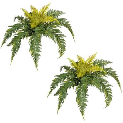 Künstliche Zimmerpflanze CREATIV GREEN "Bostonfarn", grün, B:50cm H:35cm, Kunststoff, Kunstpflanzen, Künstliche Zimmerpflanze, im 2er Set