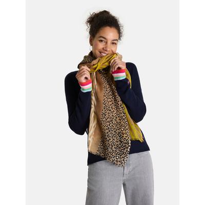 Modetuch LIEBLINGSSTÜCK "Damen-Wolltuch", Damen, Gr. onesize, braun (205, limelight), Wolle, Modetücher, aus 100% Wolle
