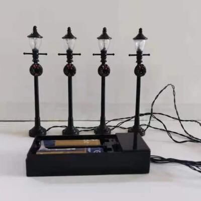 Uplift Treasures Christmas Miniature Street Light Decoration Set c