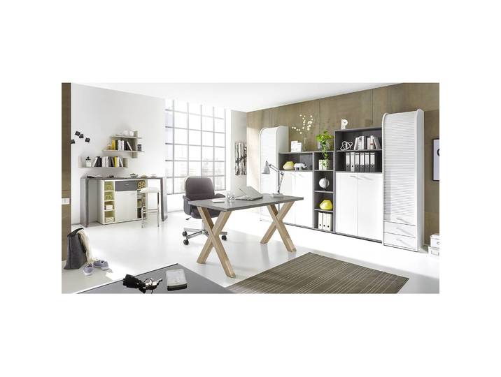 Retour de bureau l 140cm Gris/Anthracite