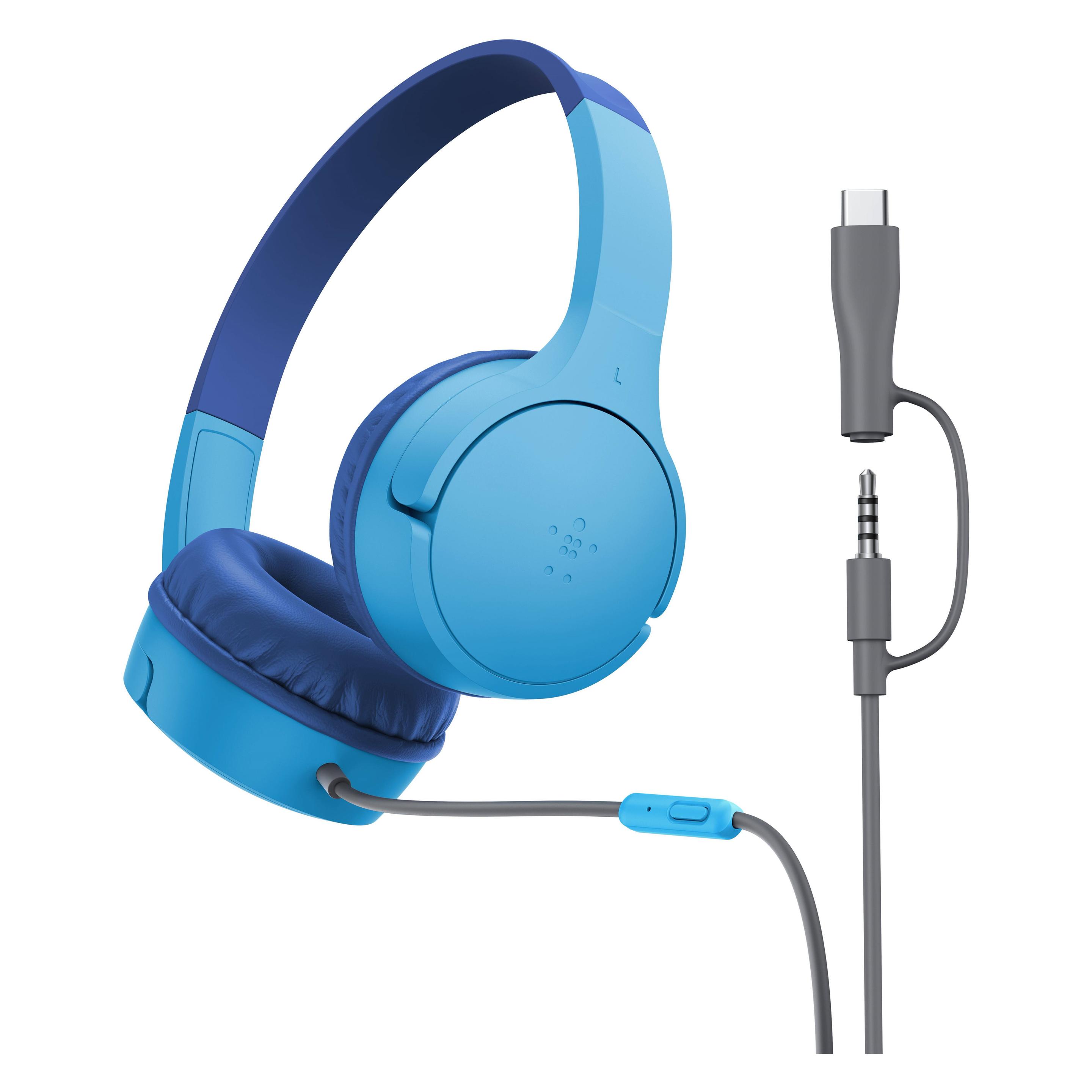 Belkin SoundForm Mini On-Ear Kinderkopfhörer mit Kabel (AUD010HQBL)