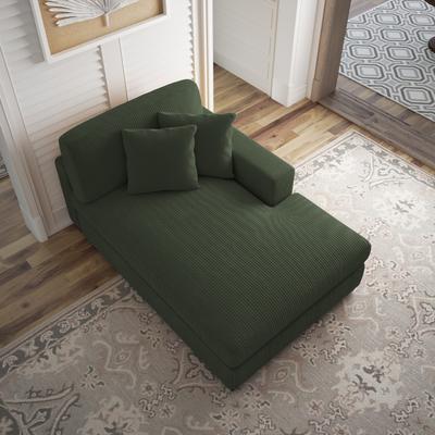 Lumibee Modern Modular Sectional Sofa Corduroy Chaise Lounges