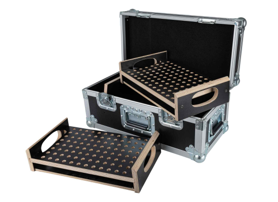Showgear Case für 192x Stifte, schwarz, 2x Butterfly, 2x Einsatz