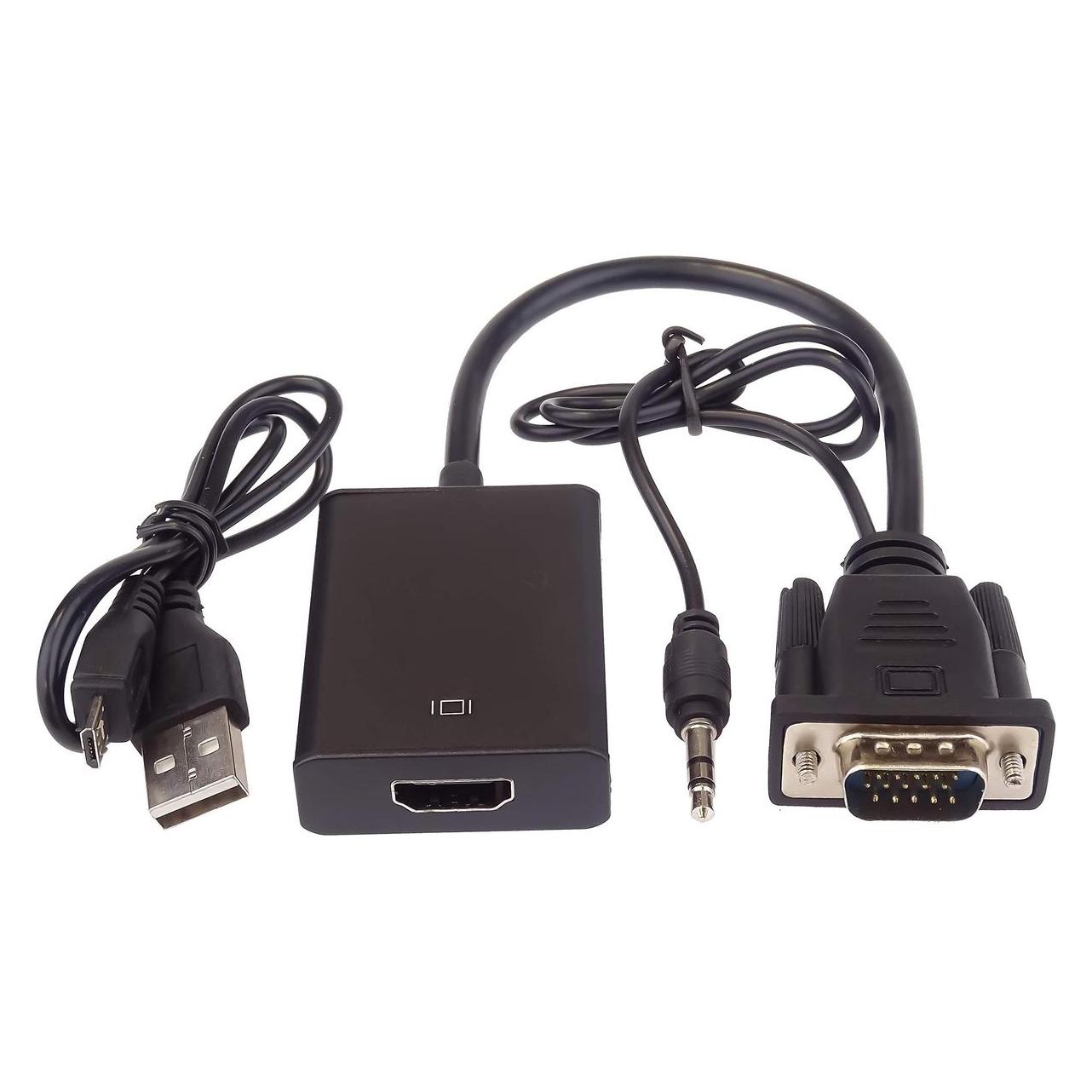 PremiumCord VGA+audio elektronický konvertor na rozhraní HDMI FULL HD 1080p (VGA, HDMI) (KHCON-49)