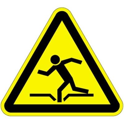 Aufkleber Warnung vor Einsturzgefahr, Folie, 200 mm SL