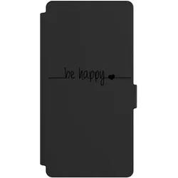 Nivocase Klapphülle für Samsung Galaxy S25 Ultra Handyhülle aus Kunst Leder NIVOflip schwarz Glück (Samsung Galaxy S25 Ultra), Smartphone Hülle, Schwarz