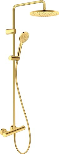 Duravit Douchesysteem 1000 Minusflow, Goud Gepolijst, TH4282008034