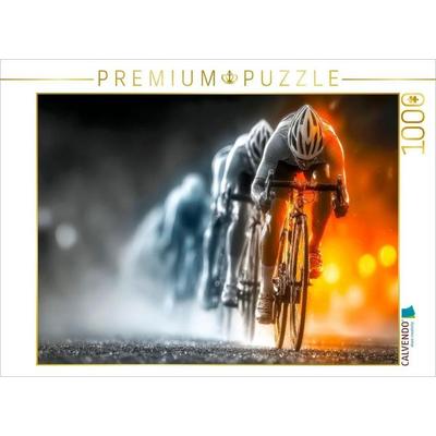 CALVENDO Puzzle In die Pedalen treten - immer weiter | 1000 Teile Lege-Größe 64x48cm Foto-Puzzle für glückliche Stunden
