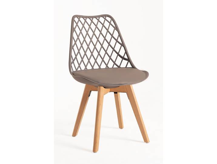 6er Set Stühle Mima - Taupe