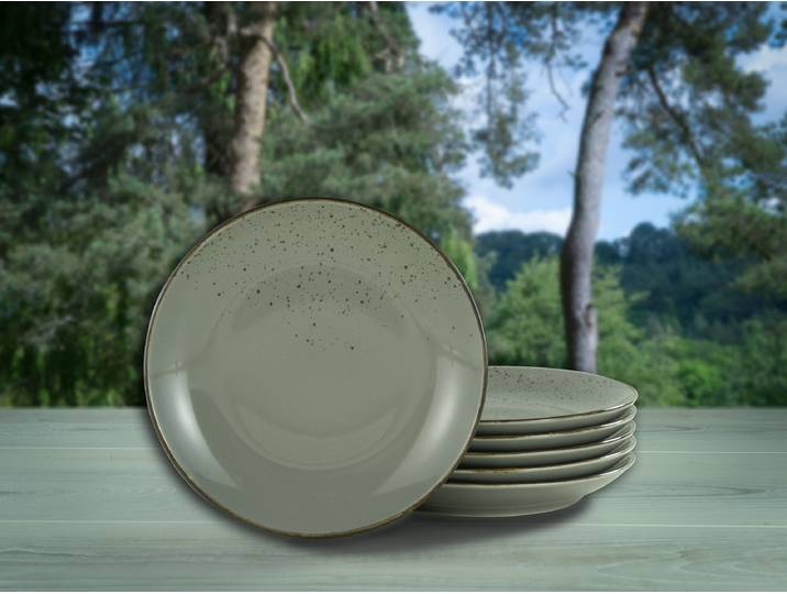 Dessertteller Nature Collection Ø 21cm Grau/Steingrau