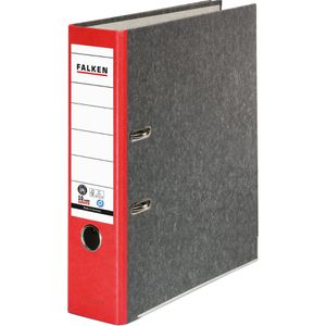 Falken 80024516 Ordner, A4, breit, Karton, rot