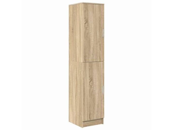 KPOTUERTU Highboard Sonoma-Eiche 35 x 39 x 168 cm Holzwerkstoff, glatte Oberfläche, tiefe Fächer, Innenbereich, Flur, Esszimmer, schnelle Montage