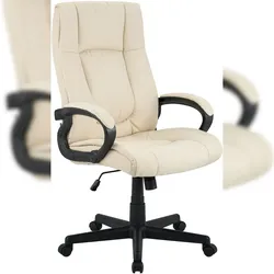 CLP Bürostuhl XL Sparta Stoff creme