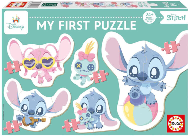 EDUCA BORRAS Puzzle Baby 5 en 1 Stitch - Educa