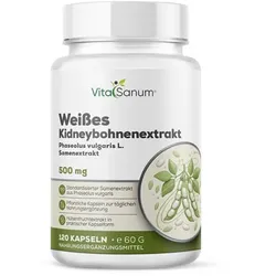 VitaSanum®- Weißes Kidneybohnenextrakt – 500 mg – 1 Kapsel Tagesportion