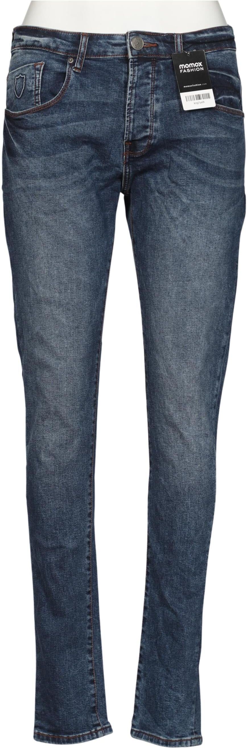 883 Police Damen Jeans, Blau, Gr. W32, Elasthan / Baumwolle - Second Hand
