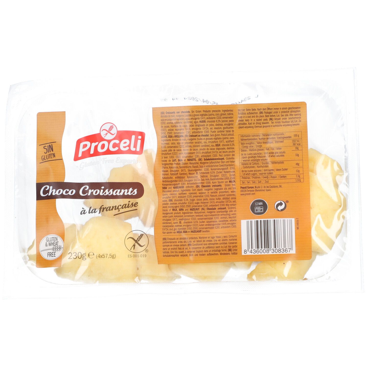 Proceli Chocolade Croissant 230 g Sonstige