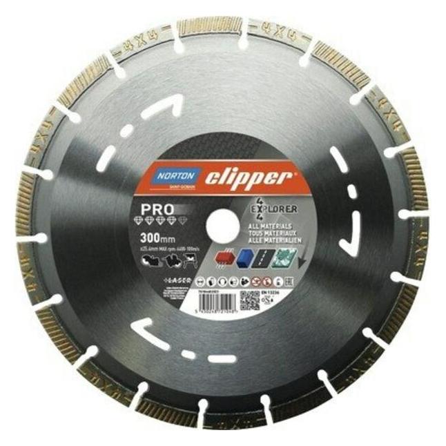 Norton Clipper Diamantscheibe Pro 4x4 Explorer Ø 350x25,4 mm (70184602092)