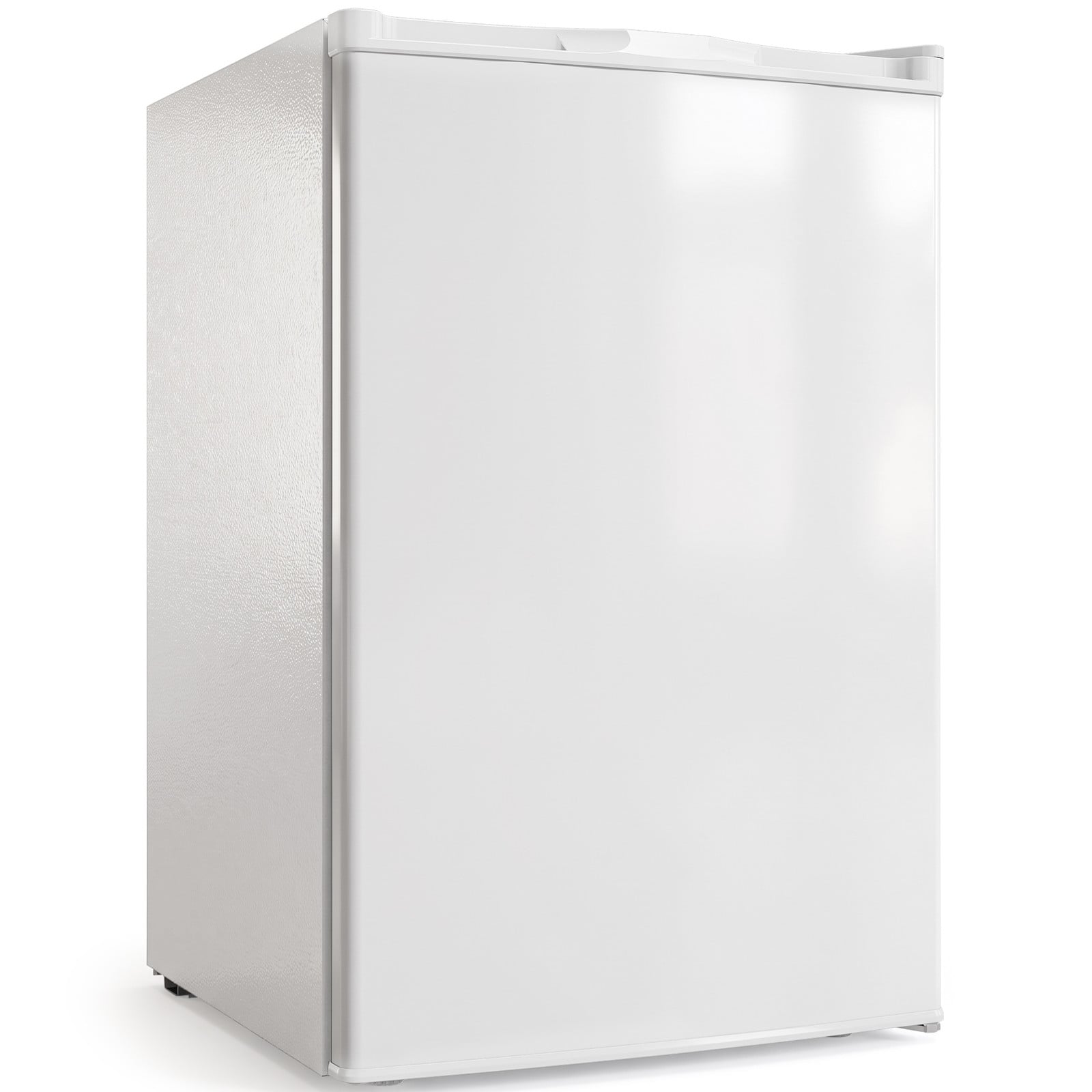 HOMCOM Mini-vriezer 85 liter, compacte vrijstaande vriezer met omkeerbare deur en instelbare temperatuur, wit