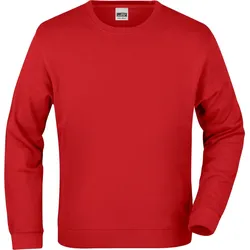James & Nicholson Unisex Sweater Sweatshirt JN057 red XXL