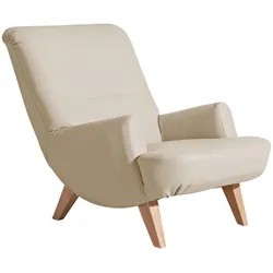 COCKTAILSESSEL Kajsa Kunstleder beige