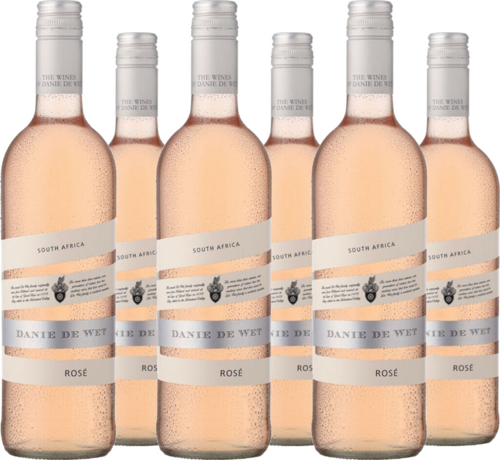 6er Vorteilspaket Danie de Wet Good Hope Rosé W.O. Robertson 2025 De Wetshof Estate
