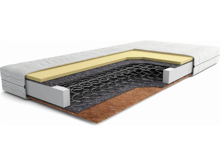 FURNLUX Spring Mattress Pollo White 80x160cm / Hauptfarbe: Weiß / Abmessungen: 80 x 160 x 15 cm