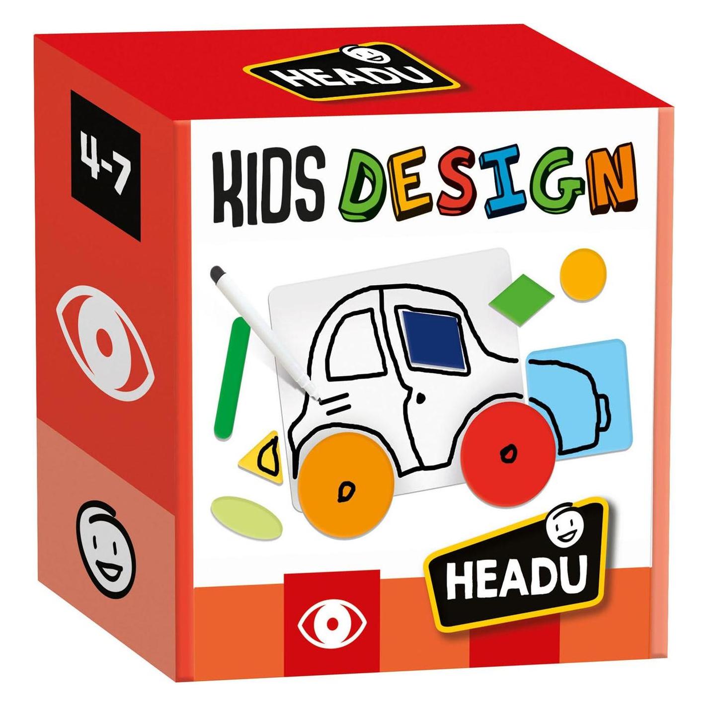 Headu Kids Design Zeichnen lernen (Deutsch, Französisch, Italienisch, 4 - 7 Jahre) (MU51272)