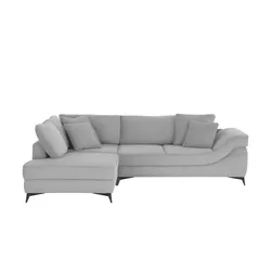 pop Ecksofa  Trentino , grau , Maße (cm): B: 310 H: 98 T: 223.0