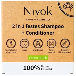 Niyok 2in1 Festes Shampoo + Conditioner (Green Touch)