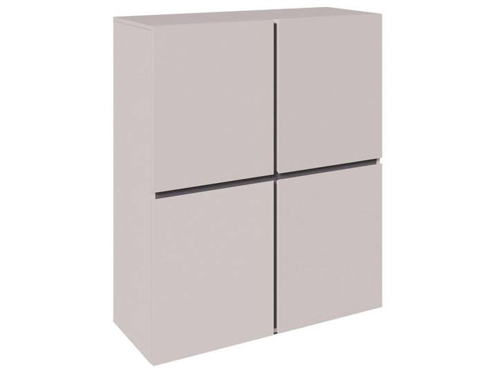 Xora Highboard, Kaschmir, Kunststoff, 6 Fächer, 99.4x119.4x39.8 cm, Wohnzimmer, Kommoden & Sideboards, Highboards