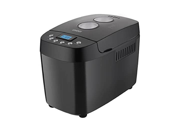 Unold 68525 BACKMEISTER Big Black - Schwarz, für bis zu 1.500g Brot, 15 Programme, auch für glutenfreies Brot, Timerfunktion, Waremhaltefunktion, LCD Display